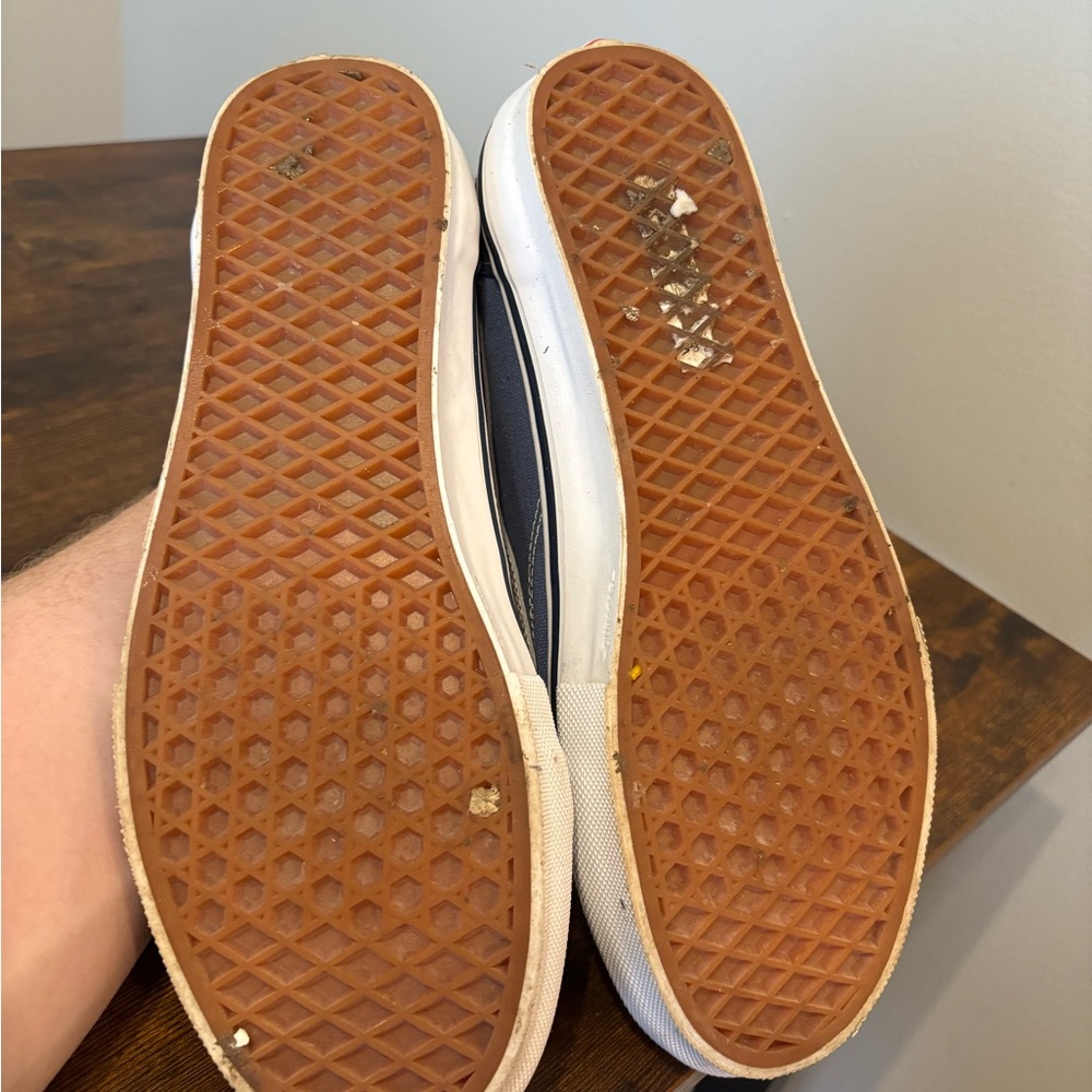Vans Blue and White Old Skool Sneakers - Picture 5 of 5